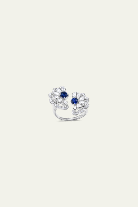 Azure Bloom Ring