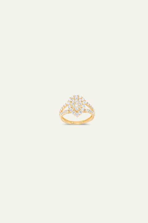 Lumière Pear Ring