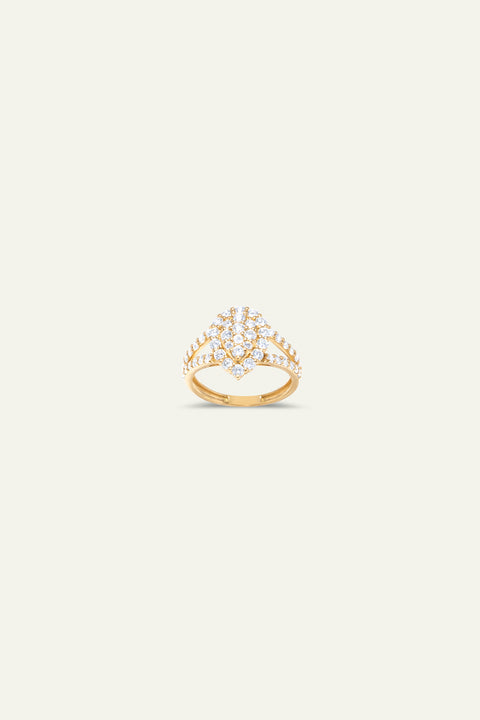 Lumière Pear Ring
