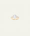 Aurora Pear Baguette Ring