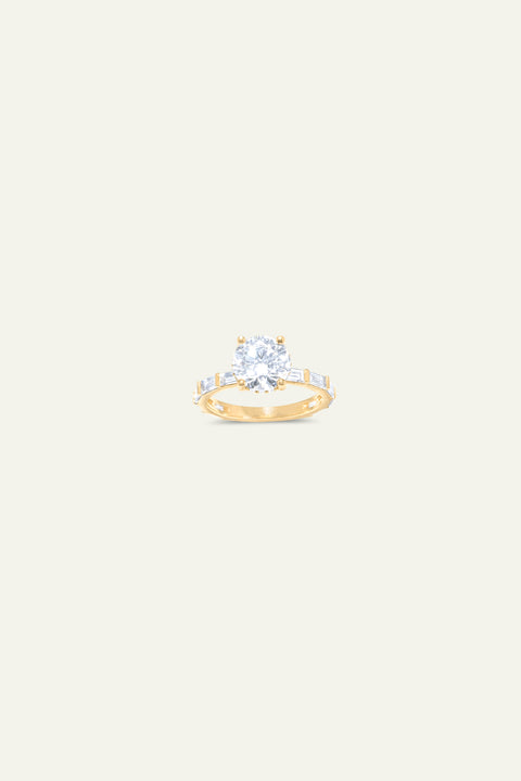 Vintage Aurum Baguette Ring