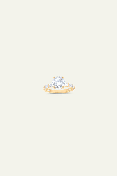 Vintage Aurum Baguette Ring